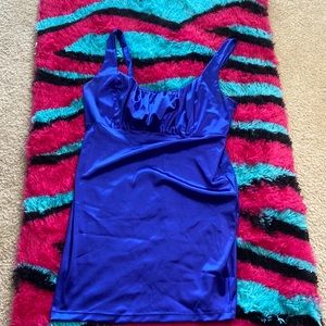 Blue Satin dress